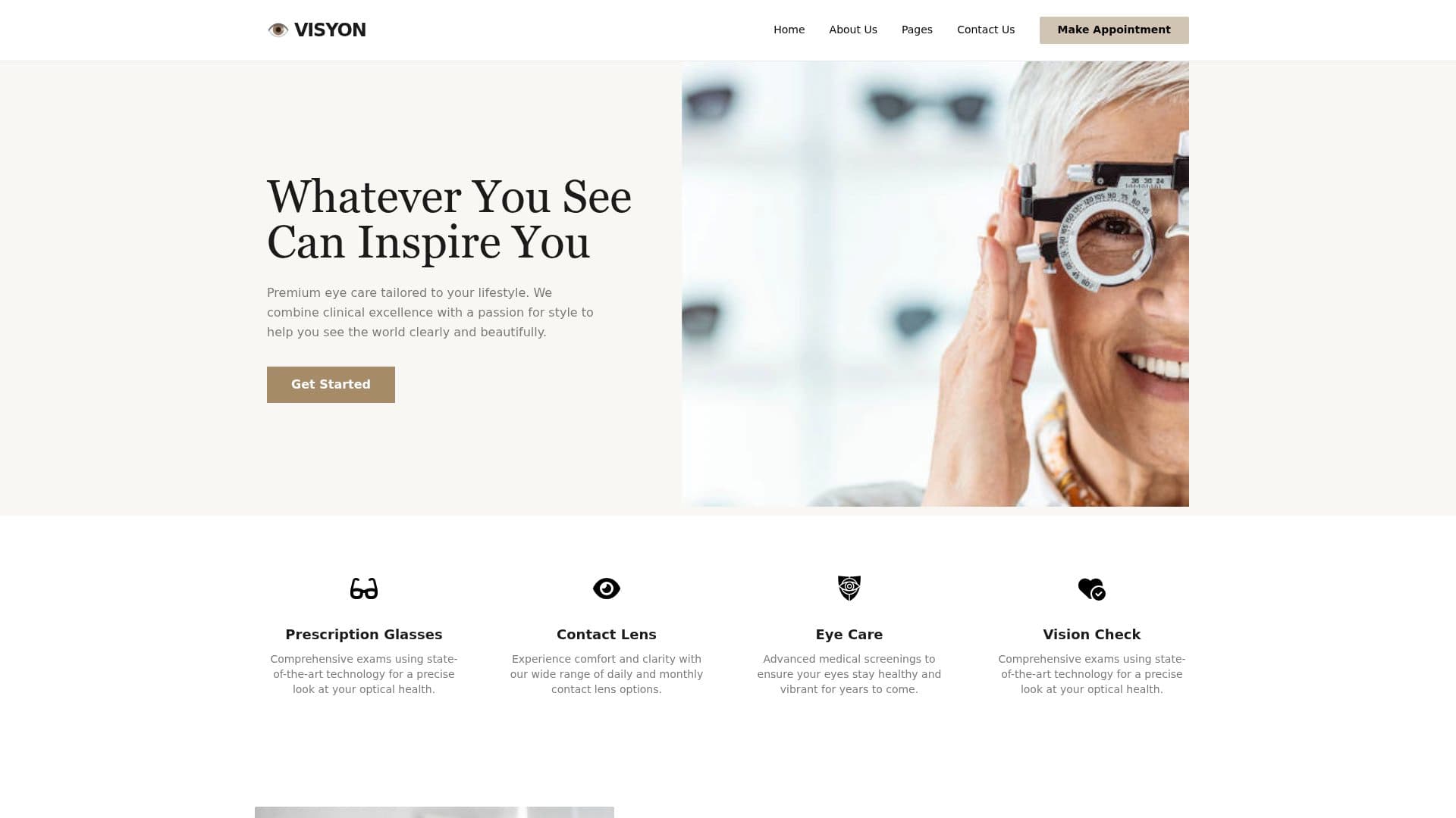 Visyoned — Premium Eye Care Agency Website